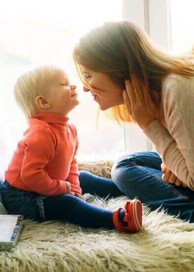 life-insurance young women sitting with a young child